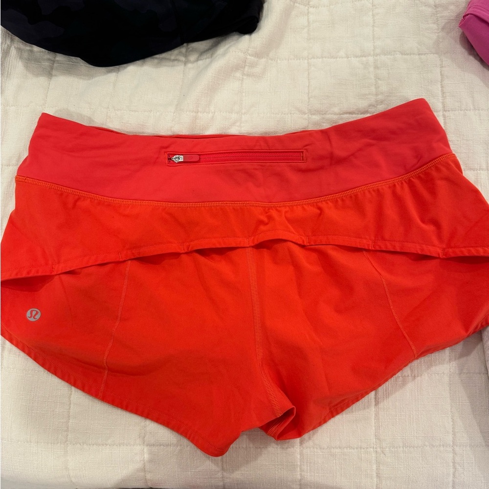 lululemon athletica Women's Red Shorts